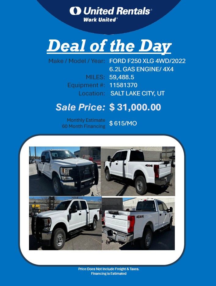 Ford PU Truck F250  59K miles gas Salt Lake city 31k  2022