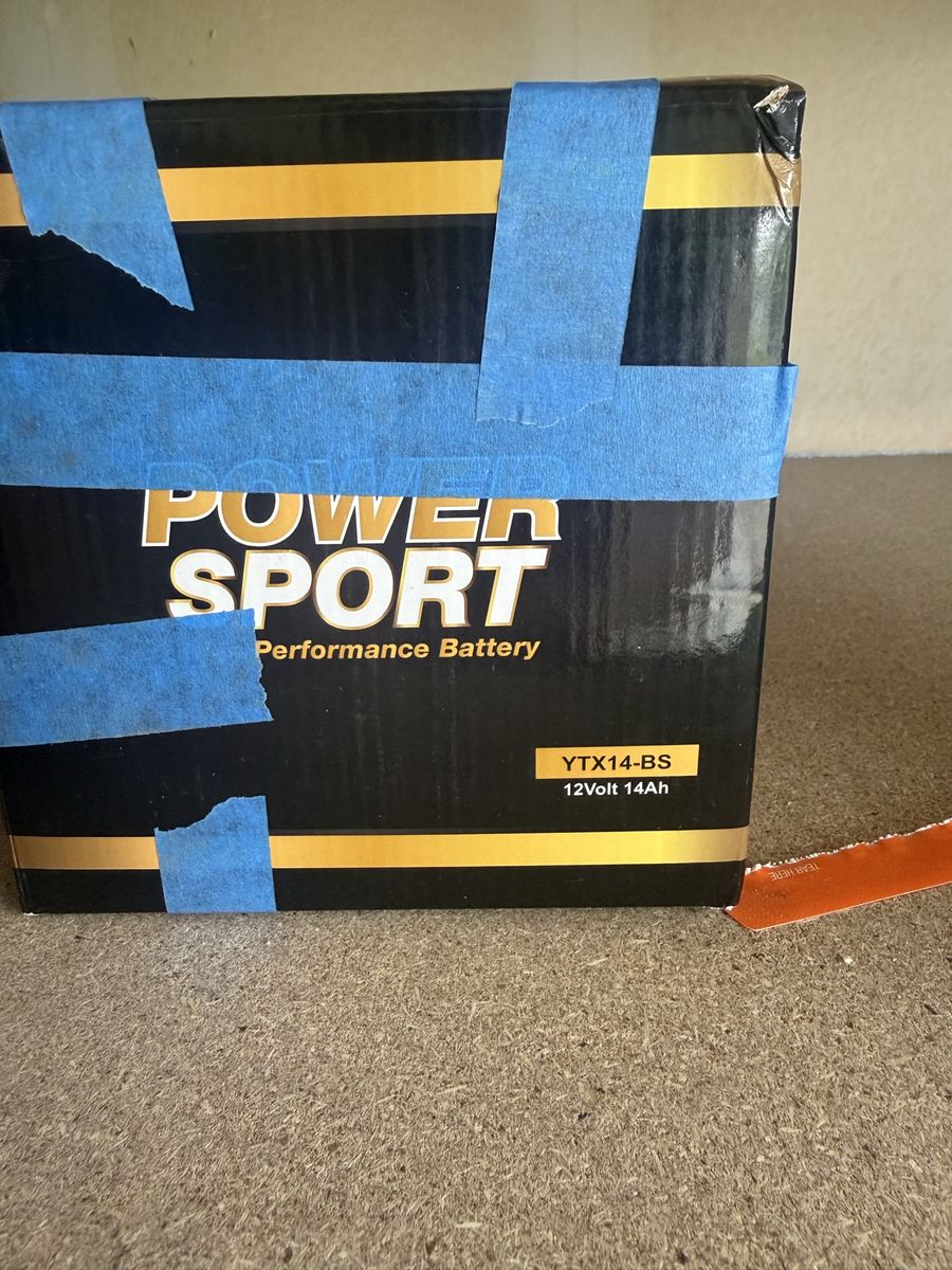 Power Sport YTX14-BS Performance Battery 12V 14Ah