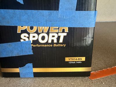 Power Sport YTX14-BS Performance Battery 12V 14Ah