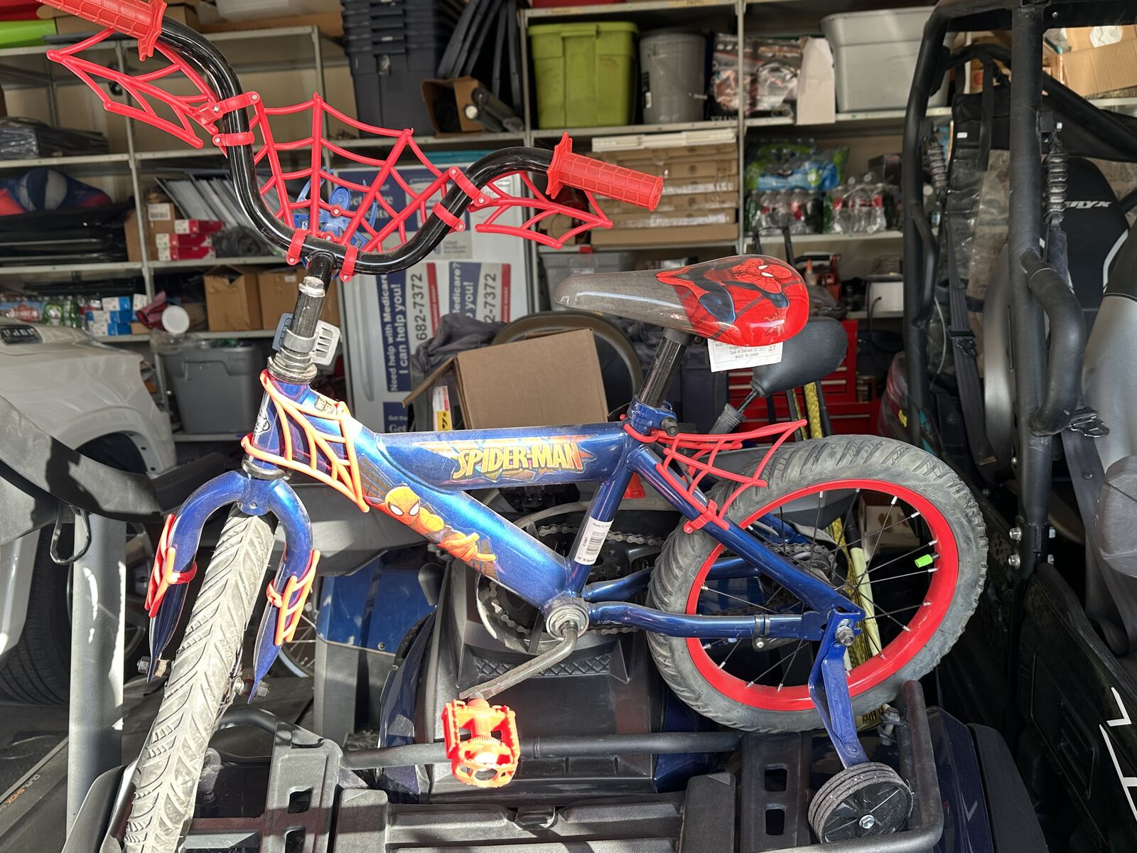 Spider-Man 16 inch bike