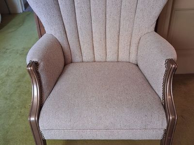 Vintage Wingback Accent Chair