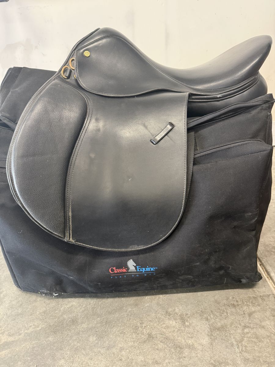 Collegiate All-Purpose English Saddle – 17" Medium – $150