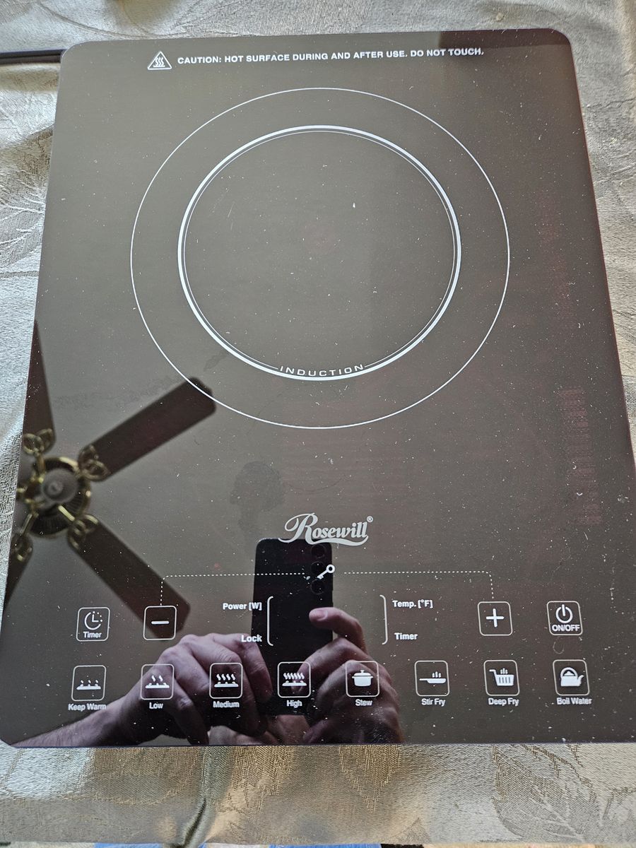 Rosewill Induction Cooker 1500 Watt stove top