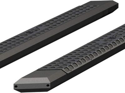 ADVANTEDGE 5-1/2" X 75" BLACK ALUMINUM SIDE BARS (NO BRACKETS) #2055975
