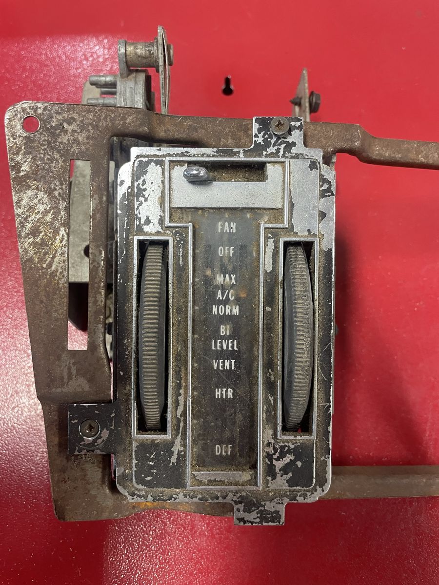 1972-76 Corvette Heater / AC climate control assembly