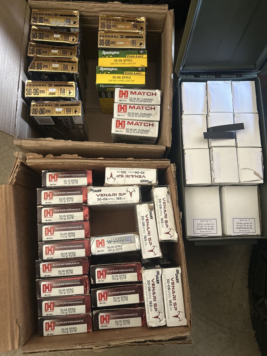 Assorted 30-06 and M1 Garand Ammo  $18 - $30