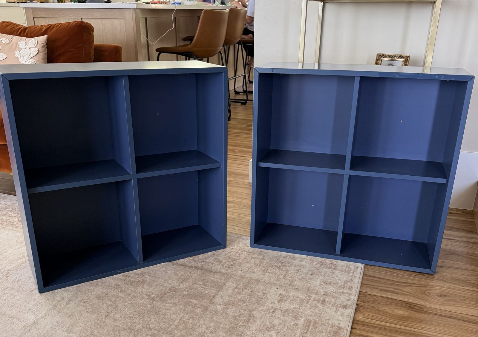 Blue Cube Shelves