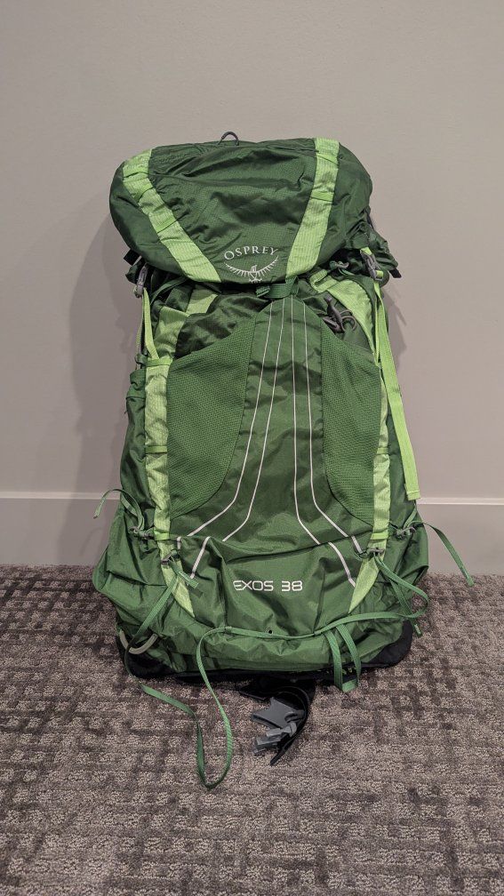 Osprey Exos 38 Backpack – Size Large (20-23) torso