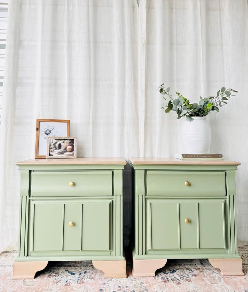 Modern Chic 2 Drawer Nightstands| Modern Nightstands | 2 Drawer Nightstands #1