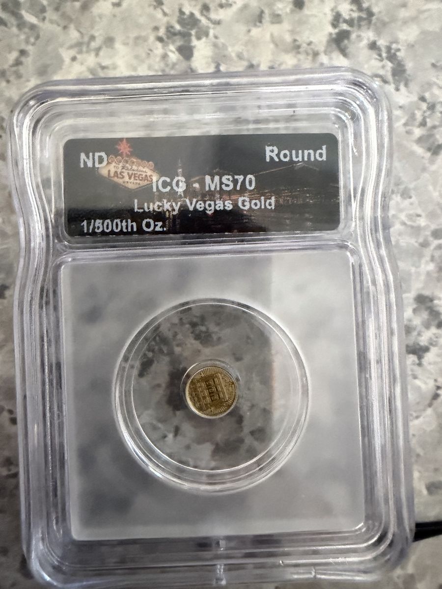 Icg ms70 1/500th oz gold