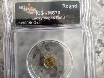 Icg ms70 1/500th oz gold