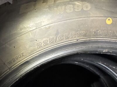 Blizzak Tires 225/65/R17