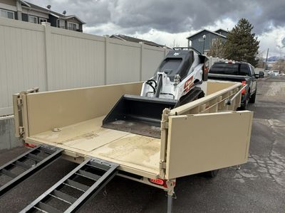 Mini Track Skid Combo For Rent - Mini Skid and Dump Trailer!