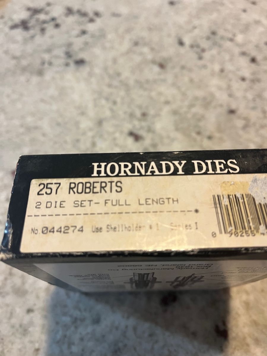 Hornady New Dimension Reloading Dies. 2 die set Full Length 257 Roberts,
