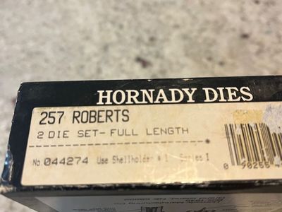 Hornady New Dimension Reloading Dies. 2 die set Full Length 257 Roberts,