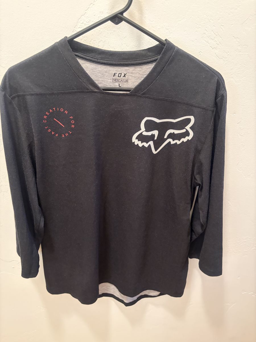 Fox Indicator Long Sleeve Jersey Black Size L
