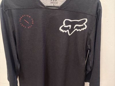 Fox Indicator Long Sleeve Jersey Black Size L