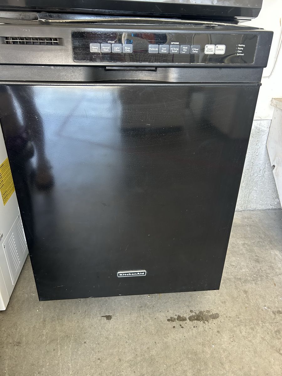 KitchenAid Black Built-In Dishwasher with ProWash Cycle & Heated Dry