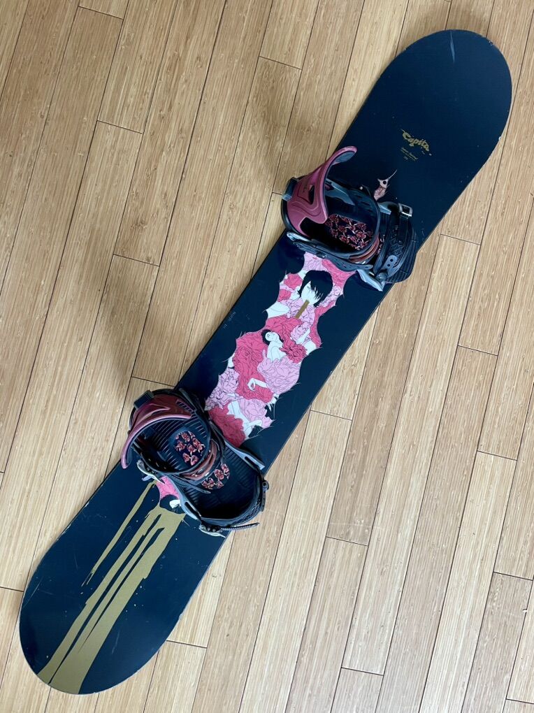 Capita Snowboard / Bent Metal Bindings
