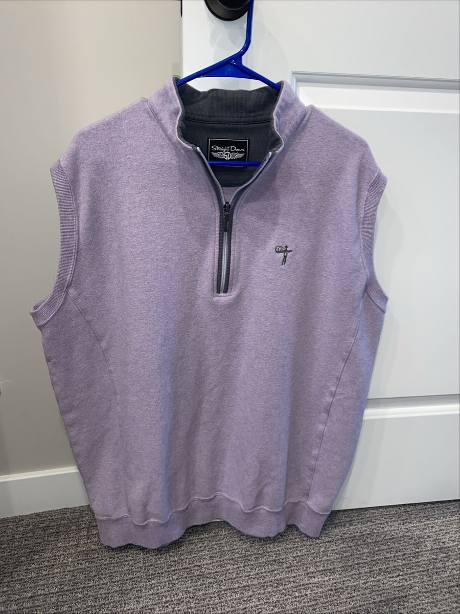 Men’s XL “Straight Down” 1/4 Zip - Sweater Vest - Like New