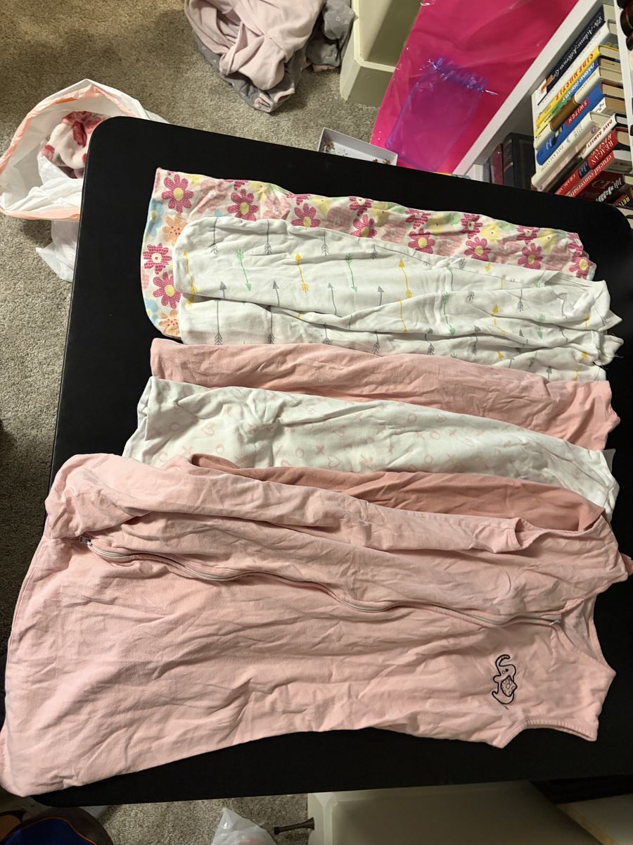 Summer light sleep sacks for 6 to 12 month old girl