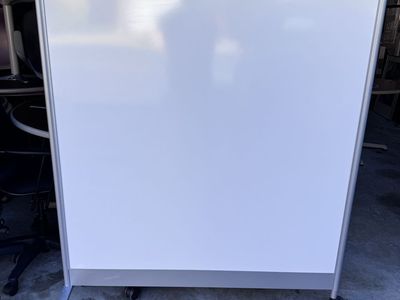 Mobile Whiteboard/Room Divider with Casters - Versatile Office/Home Accessory