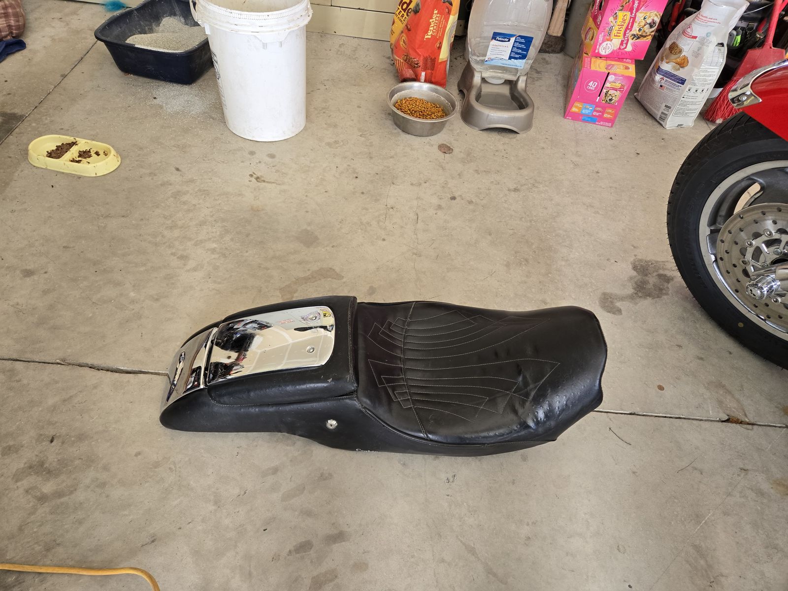 Corbin Heated Rumble seat for 2006 and earlier Harley Davidson touring bikes