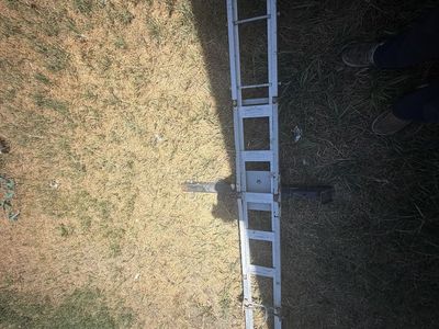 Used Utility Trailer Ramp - Heavy Duty Steel Mesh dirt bike hitch