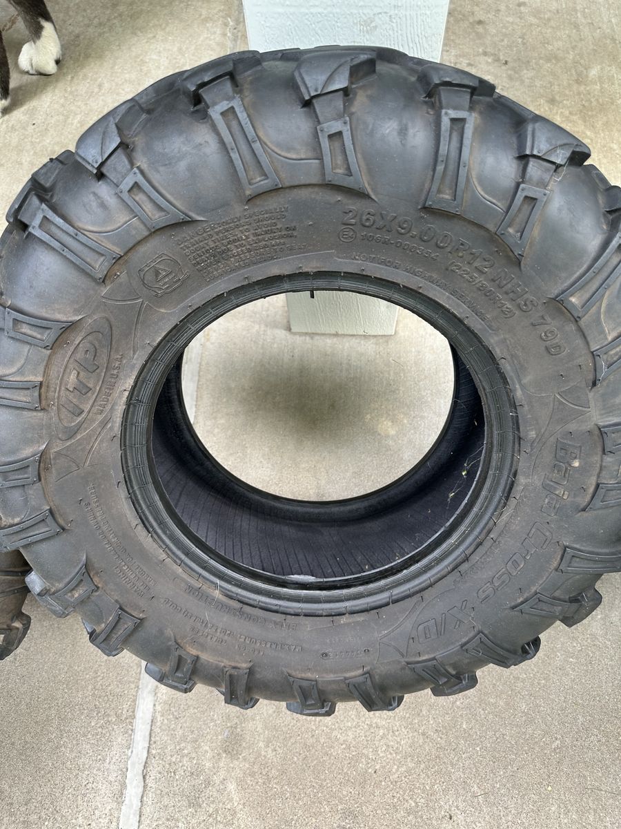 4 Used ITP Baja Cross XD Tires