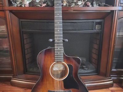 Taylor 224ce-K DLX Acoustic-Electric Guitar with Hardshell Case