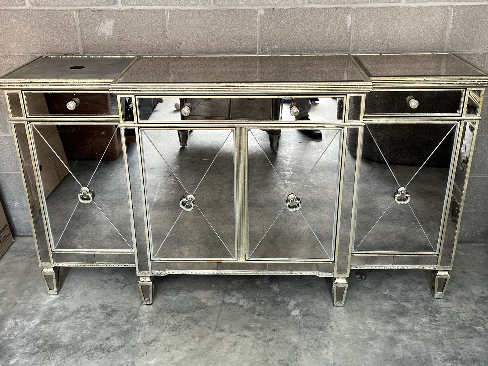 Glass cabinet and end tables