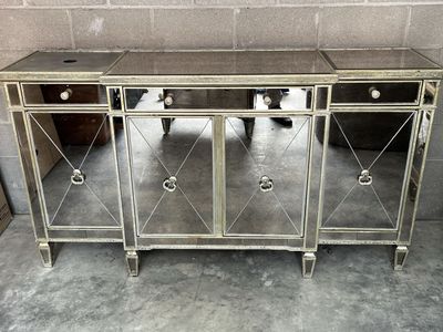 Glass cabinet and end tables