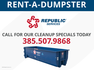 Rent A Dumpster KSL SPECIAL $250 - Includes 2 tons - Dumpster Rental