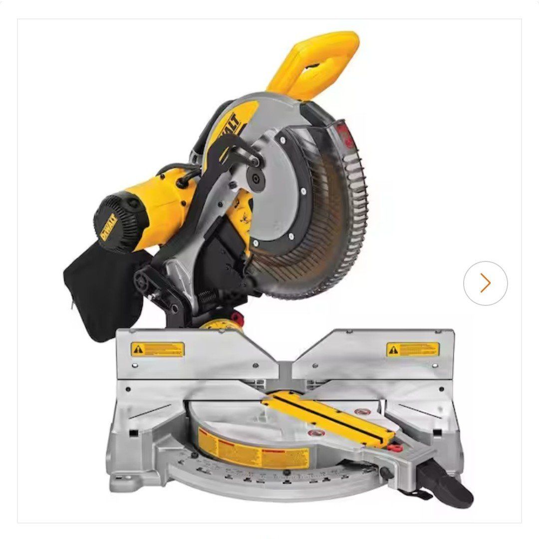 NEW-Dewalt 12" Double Bevel Compound Miter Saw