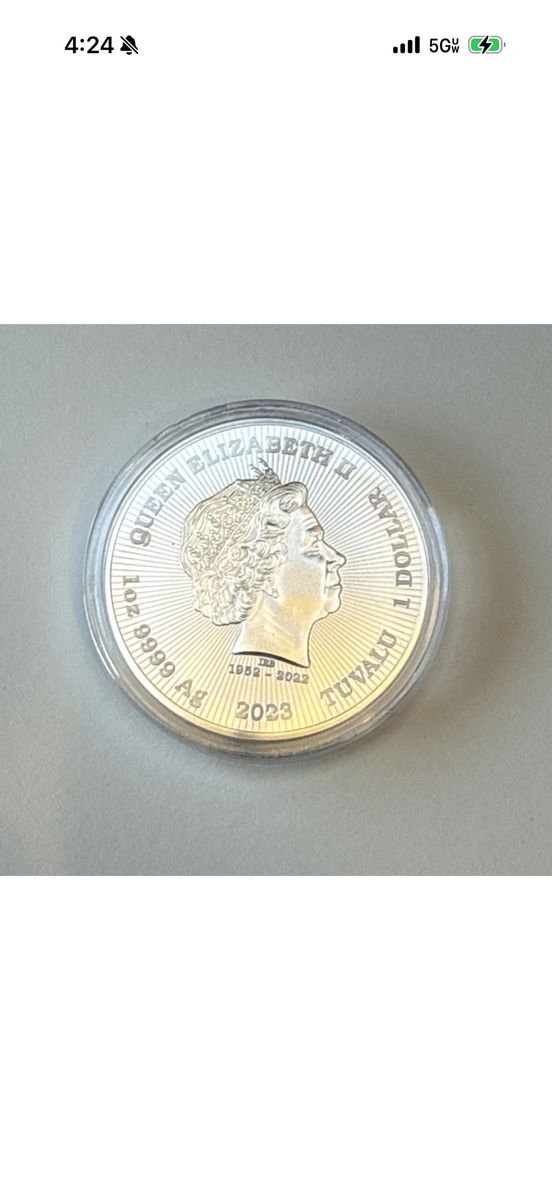 2023 Tuvalu defenders of liberty 1 ounce .999 AG