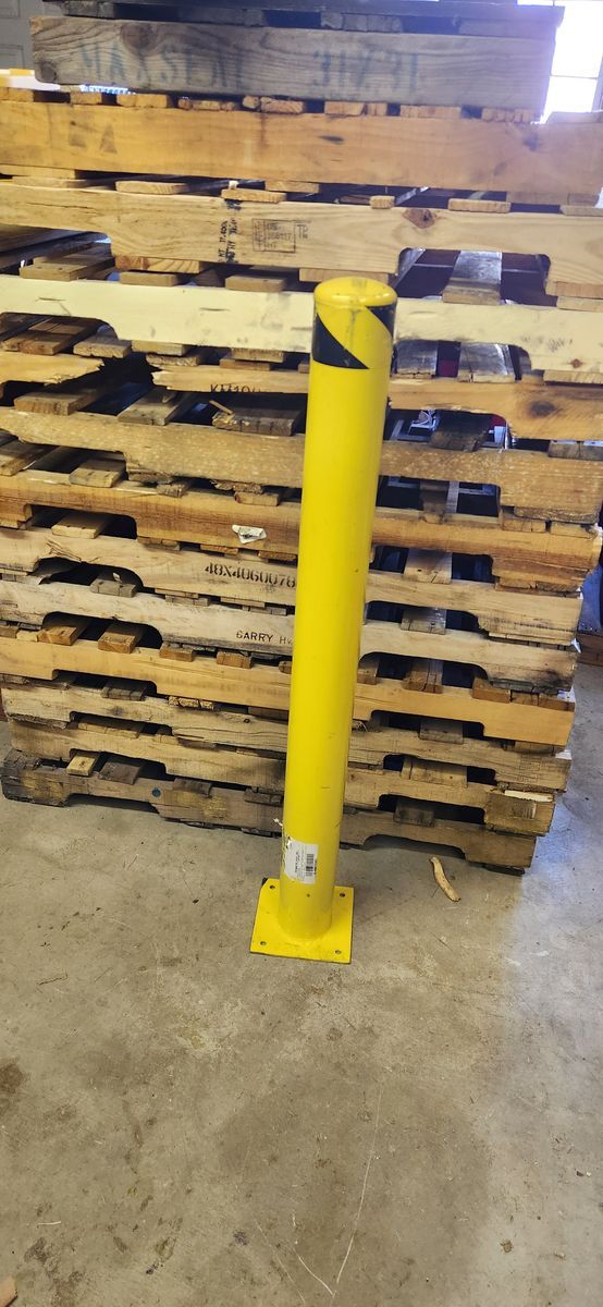 Safety Bollard Post 48 in. H x 4.5 in. D