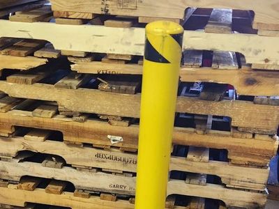 Safety Bollard Post 48 in. H x 4.5 in. D