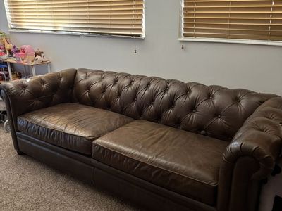 Beautiful Leather Couch