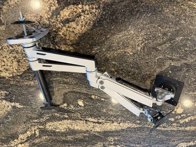 Dual Monitor Arm Mount | Adjustable | Good Condition