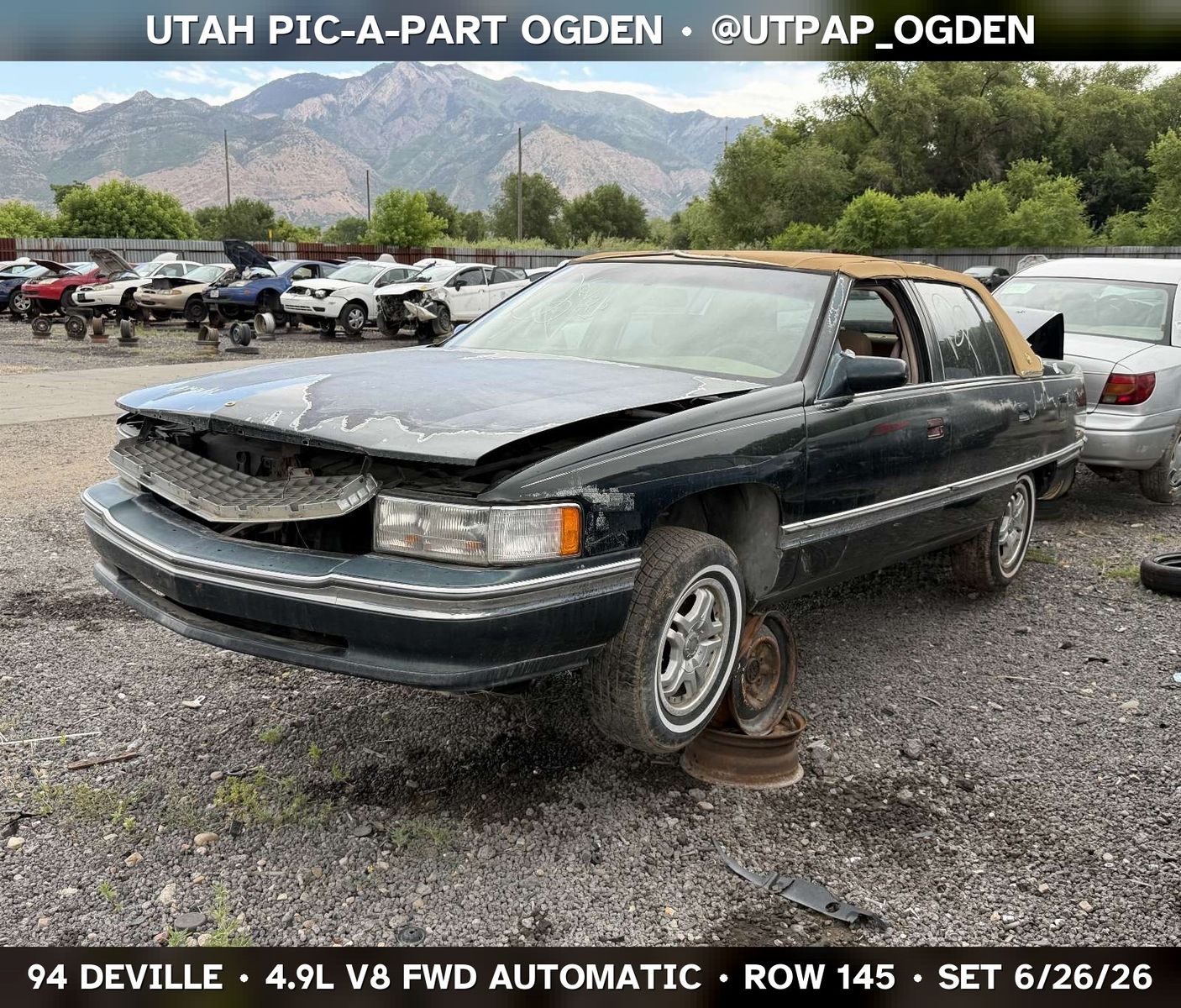 1994 Cadillac DeVille Parts - UTPAP Ogden