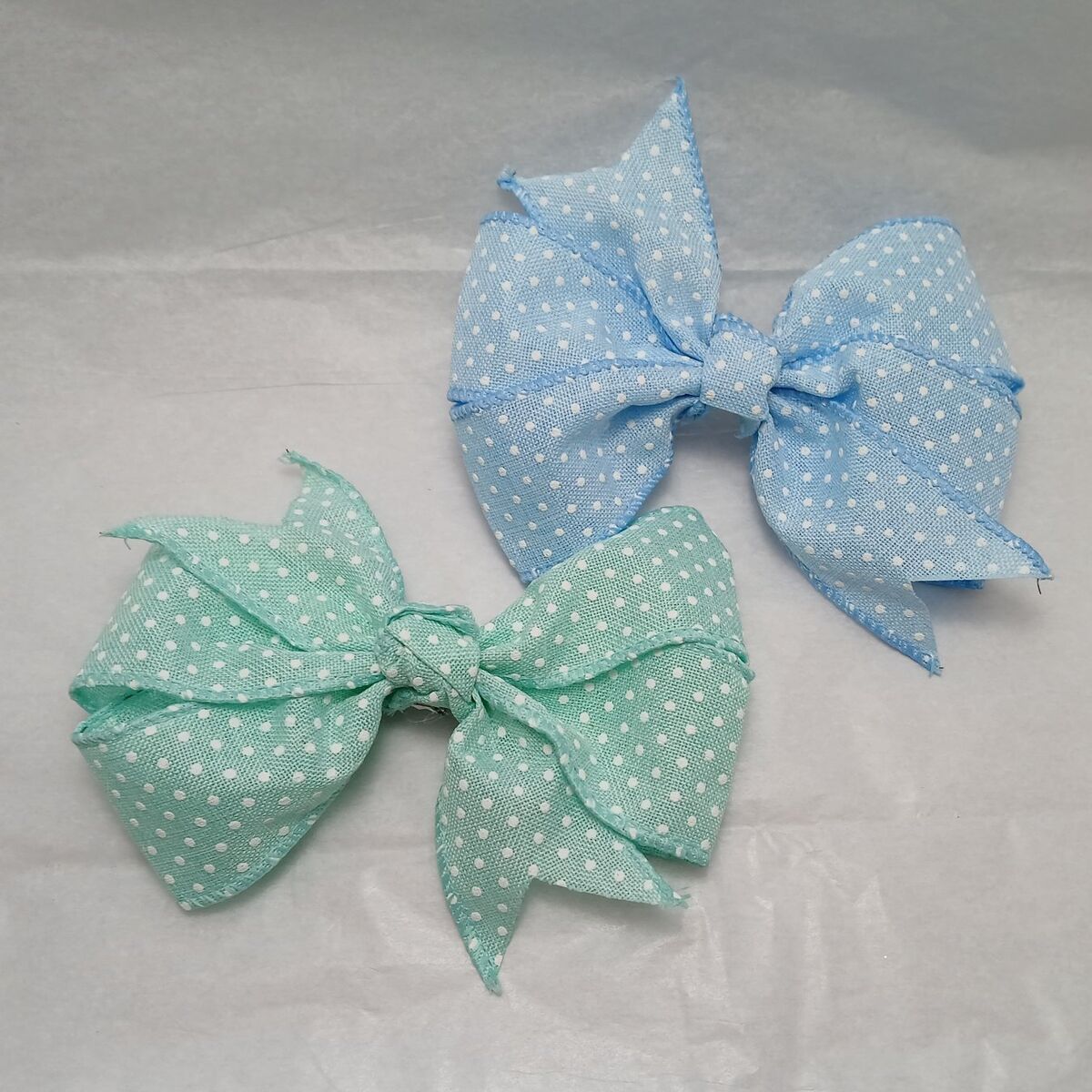 Polka Dot Hair Bows, Multiple Colors