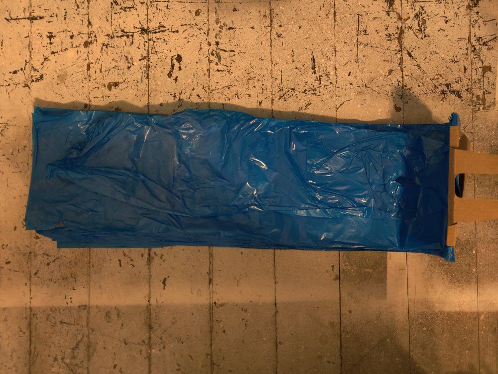 Blue plastic bags New 100ea