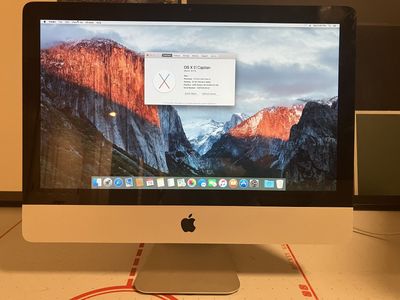 iMac Desktop (2011) (21.5 in Screen) (10 GB Memory) (Processor 2.5 GHz)