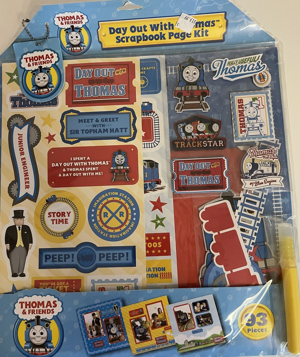 12” x 12” Scrapbook Page Kit – Day Out with Thomas the Train