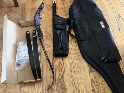 Galaxy Recurve Bow Archery Set - Limbs, Decut Sight, Quiver, and Case (Complete Set)