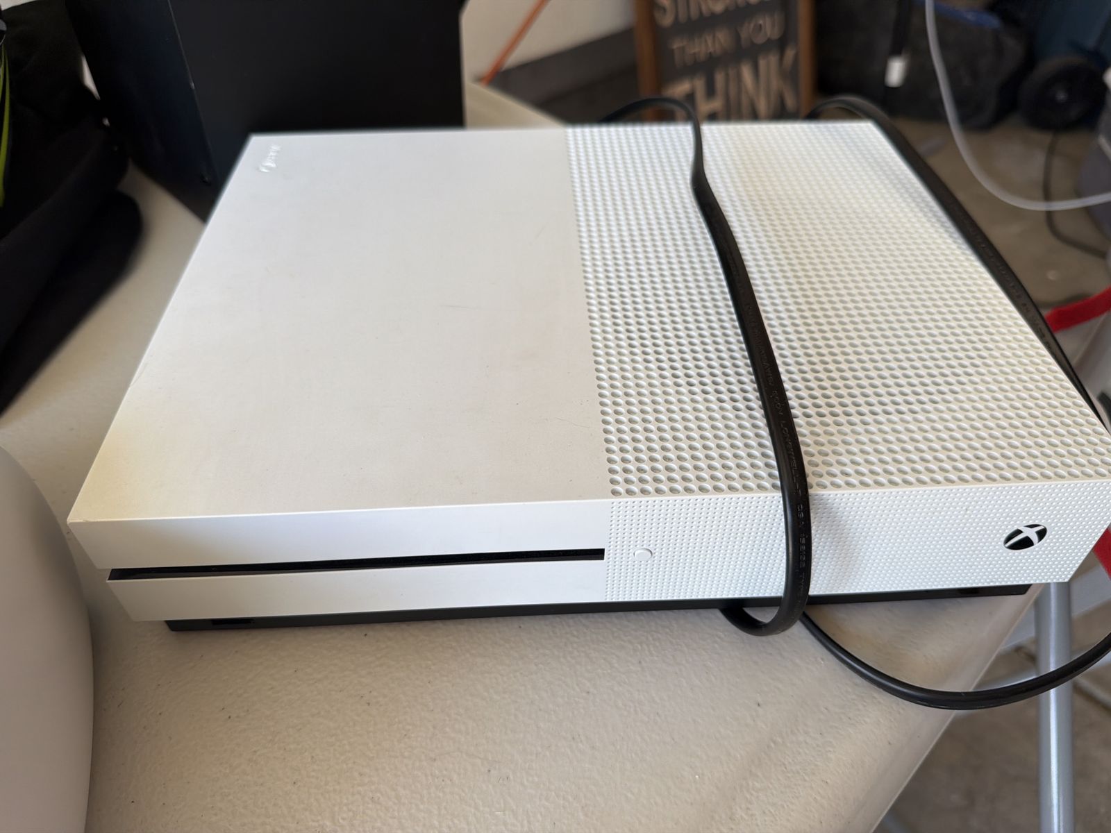 Microsoft Xbox One S 500GB White Gaming Console - Good Condition