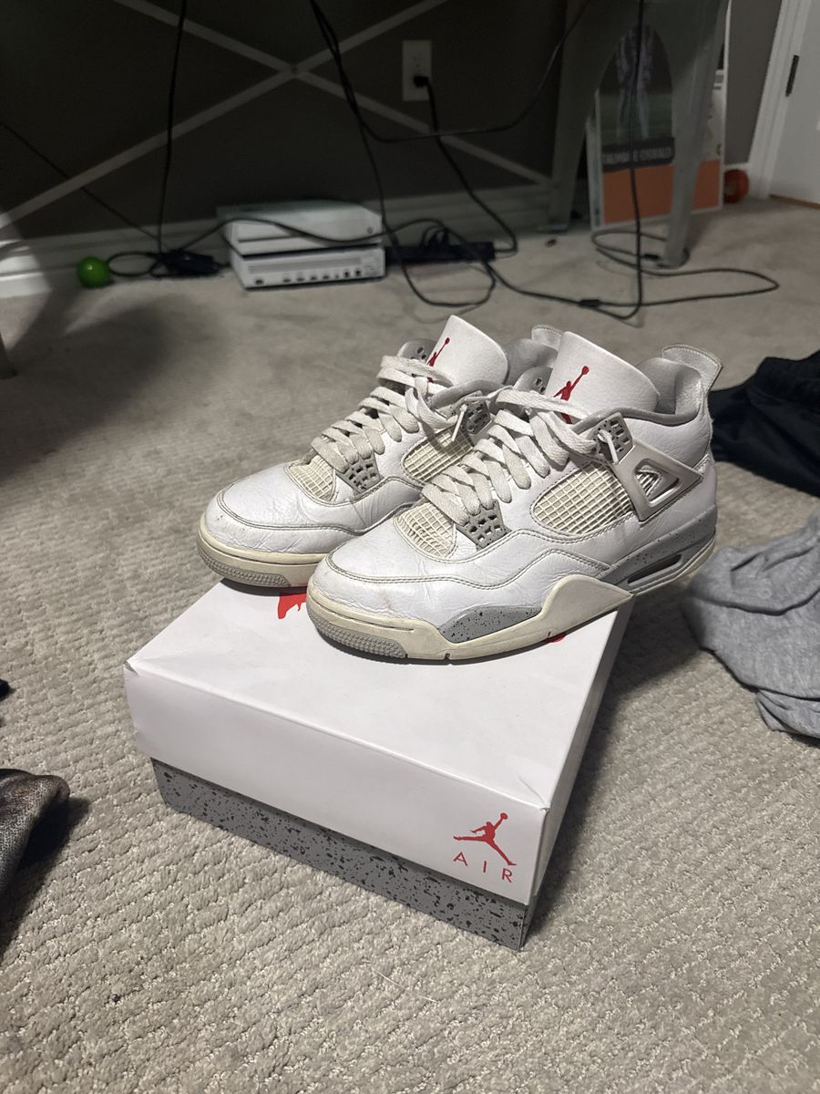 Jordan 4 Retro White Cement (2012) - Men's Size 9