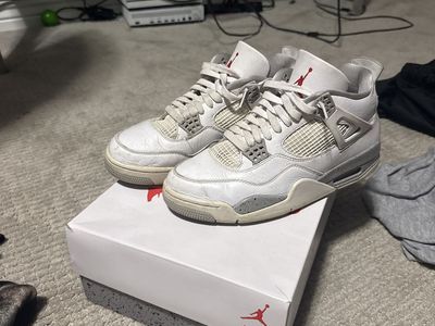 Jordan 4 Retro White Cement (2012) - Men's Size 9