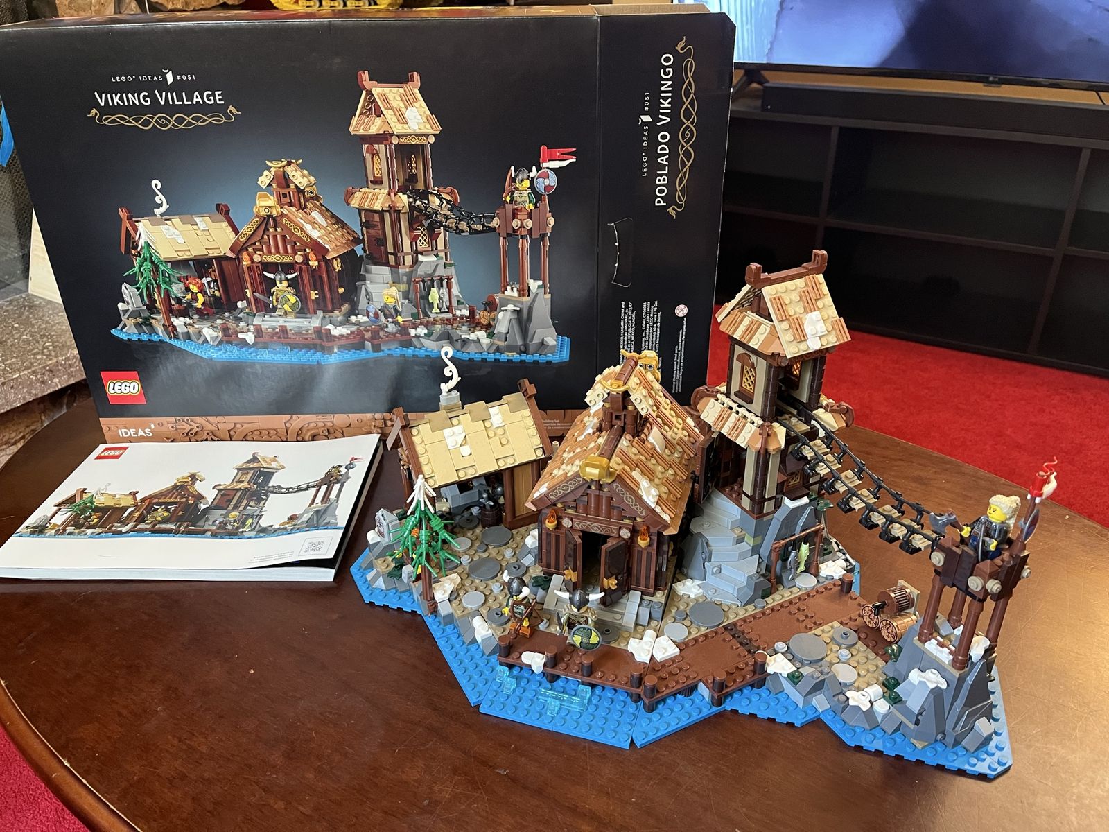 LEGO Ideas 21343 Viking Village – 100% Complete – Adult Owned – Smoke-Free Home