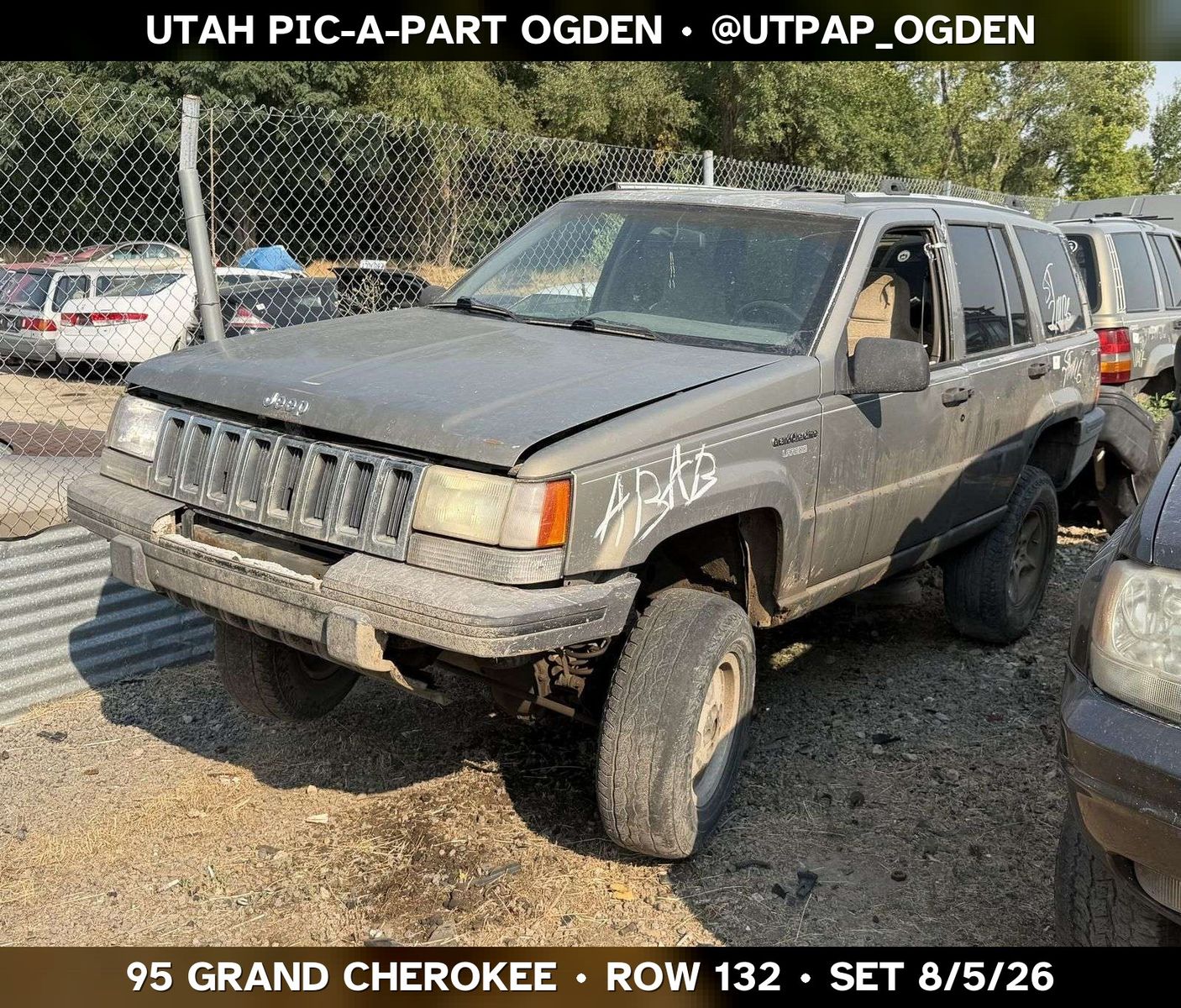 Just In! 1995 Jeep Grand Cherokee ZJ Parts - UTPAP Ogden